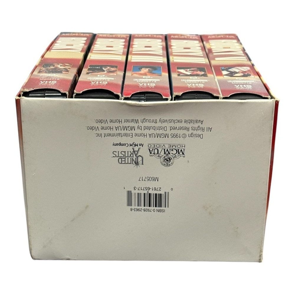Vintage Rocky VHS 20th Anniversary Gift Set Boxed Collection Sylvester Stallone - Picture 6 of 11